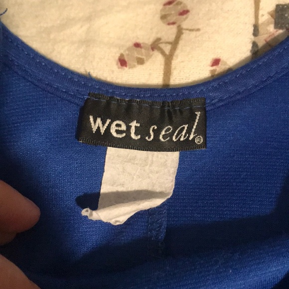 Blue Peplum Dress - Picture 3 of 3